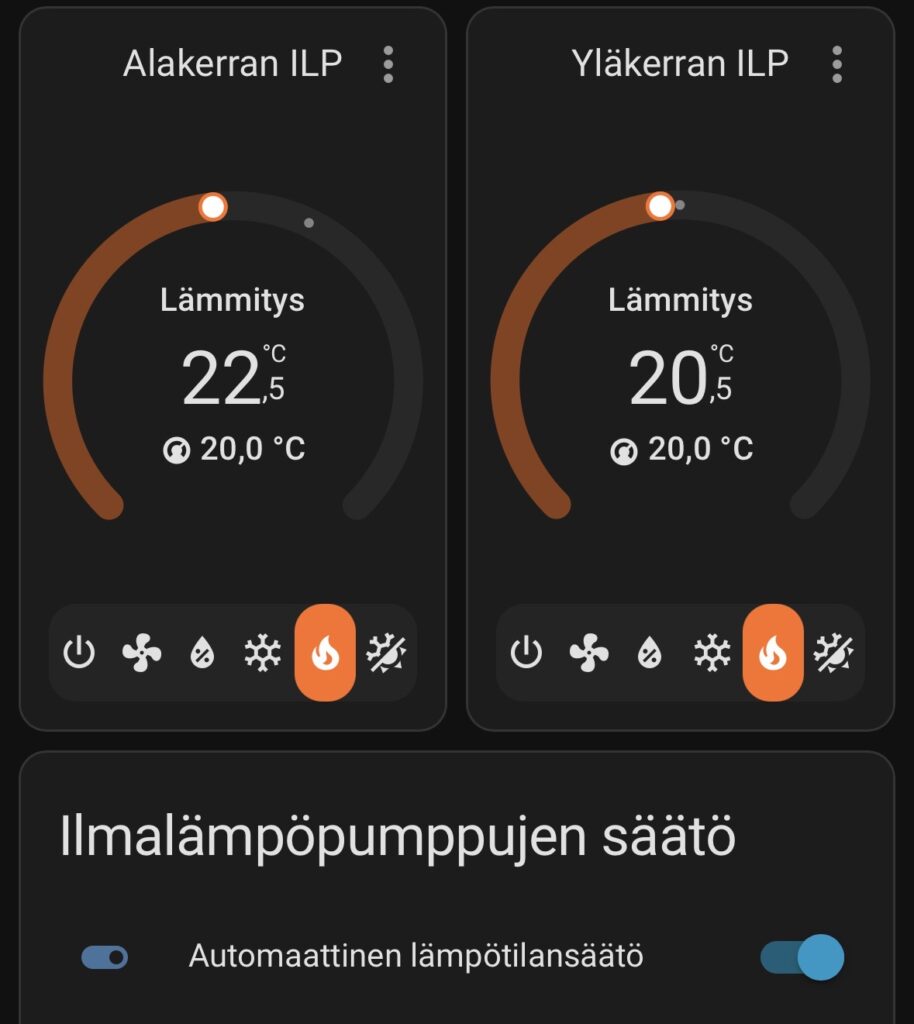 Lämmityksen ohjaus